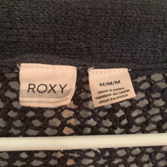 Navy knitted cardigan - Picture 2 of 2